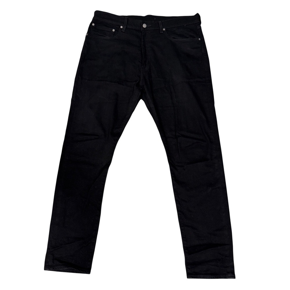 Levi's 512 Water Less Black Jeans 36 X 32